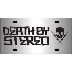 Death By Stereo Band Logo Mirror License Plate