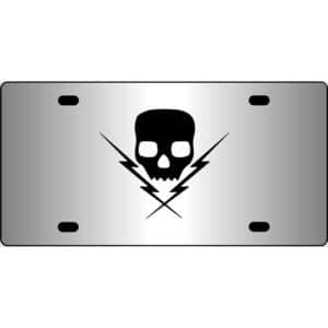 Death By Stereo Band Symbol Mirror License Plate