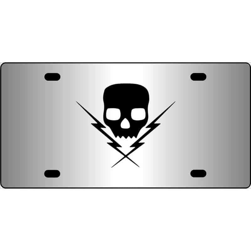 Death By Stereo Band Symbol Mirror License Plate