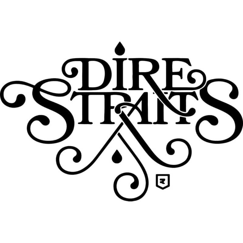 Dire Straits Logo Decal Sticker