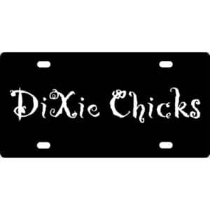 Dixie Chicks Logo License Plate