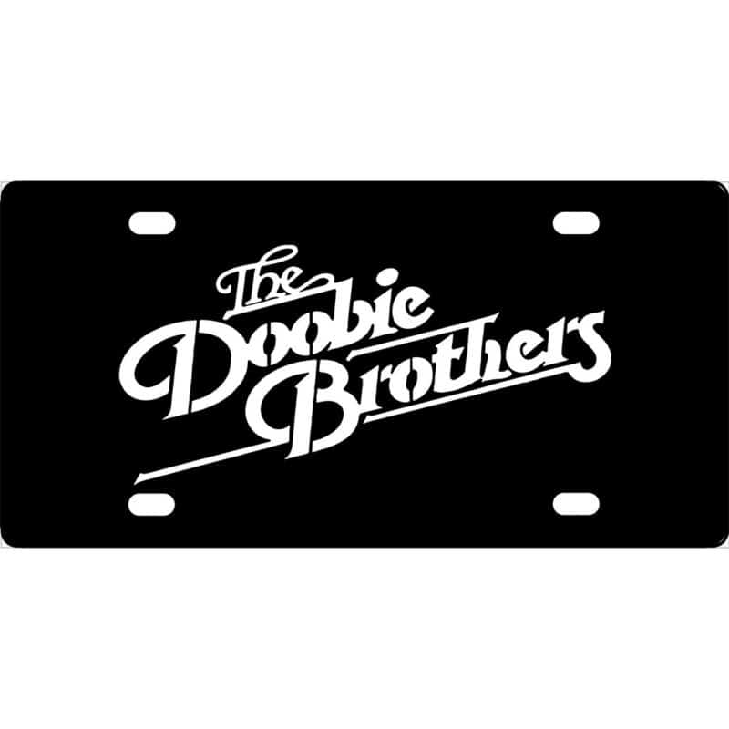 Doobie Brother Logo License Plate