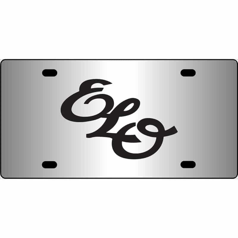 ELO Band Logo Mirror License Plate