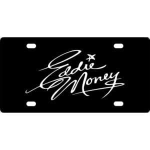 Eddie Money License Plate