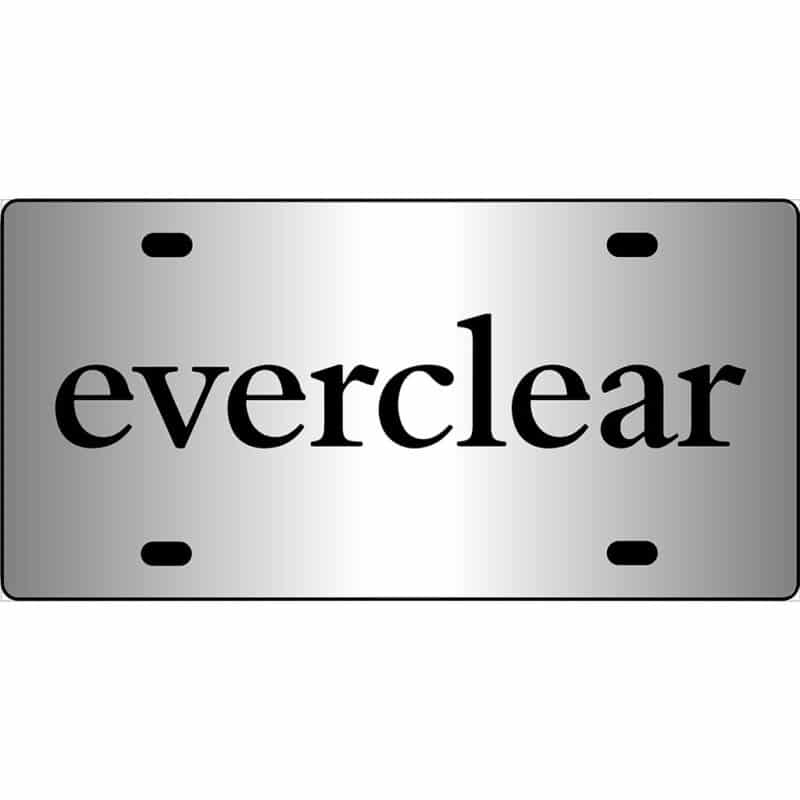 Everclear Band Logo Mirror License Plate