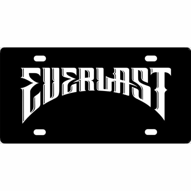 Everlast Band Logo License Plate