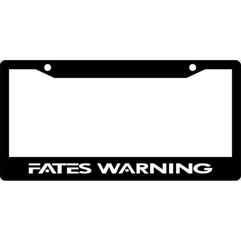 Fates Warning Band Logo License Plate Frame