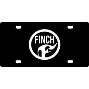 Finch Band Logo License Plate