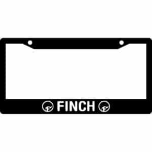 Finch Band Logo License Plate Frame