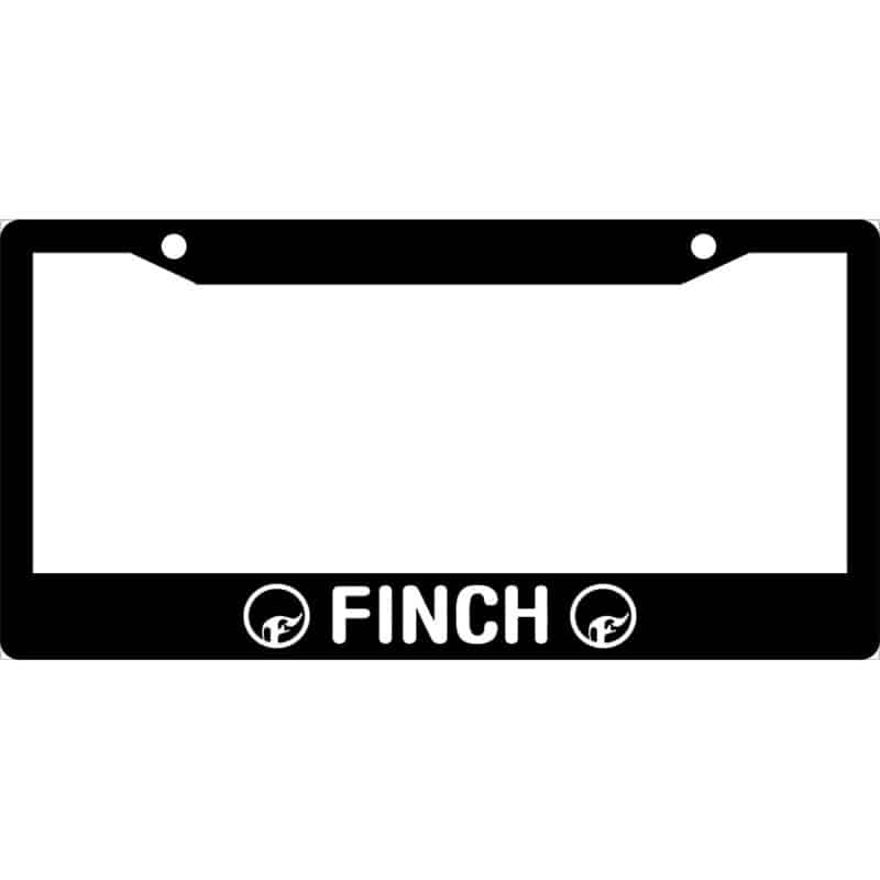 Finch Band Logo License Plate Frame