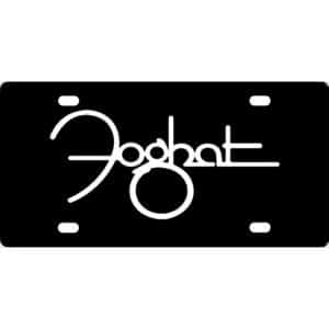 Foghat Band Logo License Plate