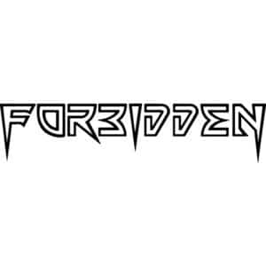 Forbidden Band Logo Decal Sticker