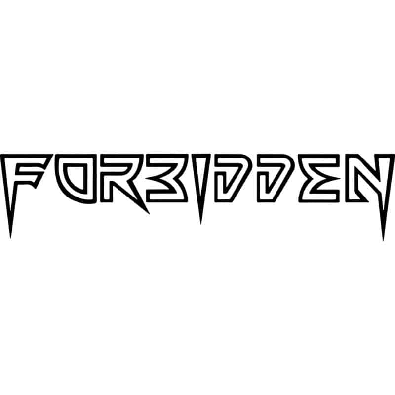 Forbidden Band Logo Decal Sticker