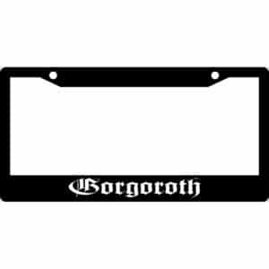 Gorgoroth Band Logo License Plate Frame