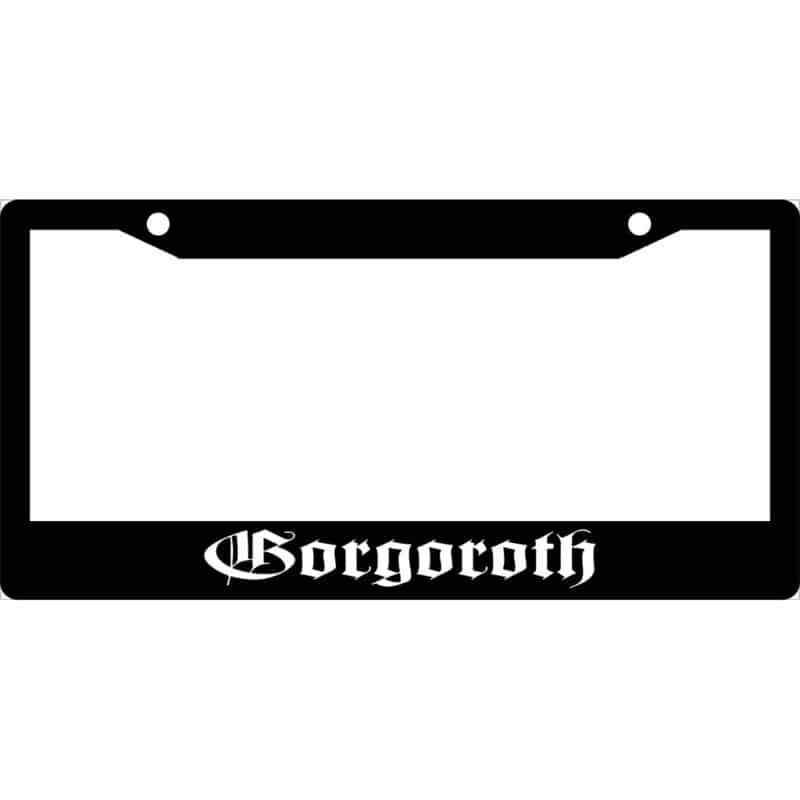 Gorgoroth Band Logo License Plate Frame