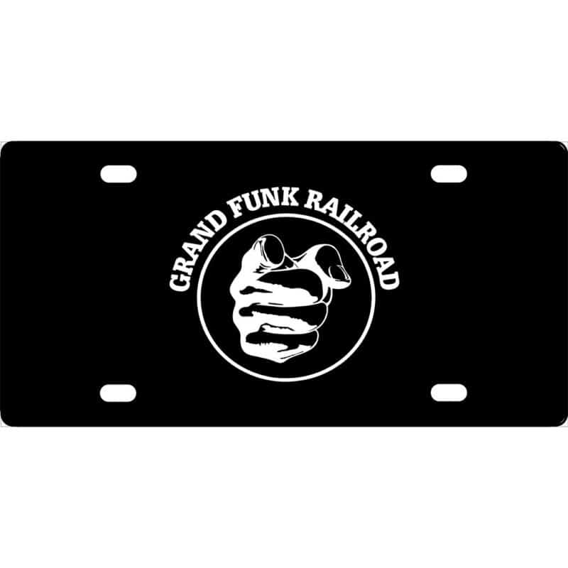 Grand Funk Railroad License Plate