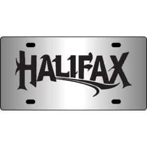 Halifax Band Logo Mirror License Plate