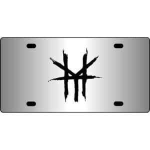 Halifax Band Symbol Mirror License Plate