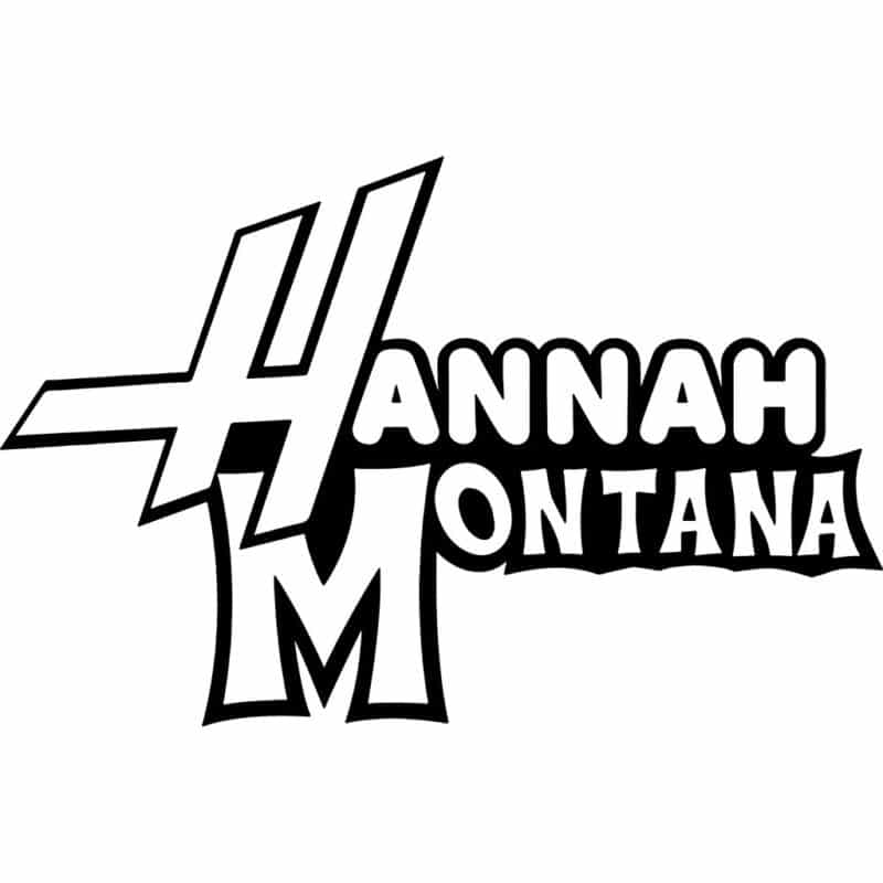 Hannah Montana Decal Sticker