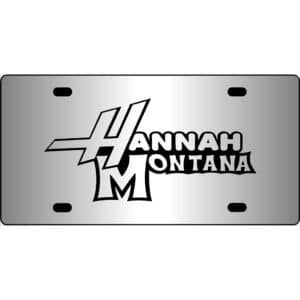 Hannah Montana Mirror License Plate