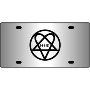 Him Band Logo Mirror License Plate