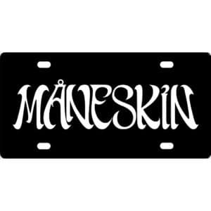 Maneskin Band Logo License Plate