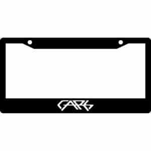 The Cars Band Logo License Plate Frame