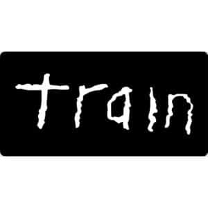 Train Band Logo License Plate