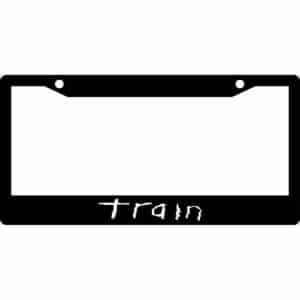 Train Band Logo License Plate Frame