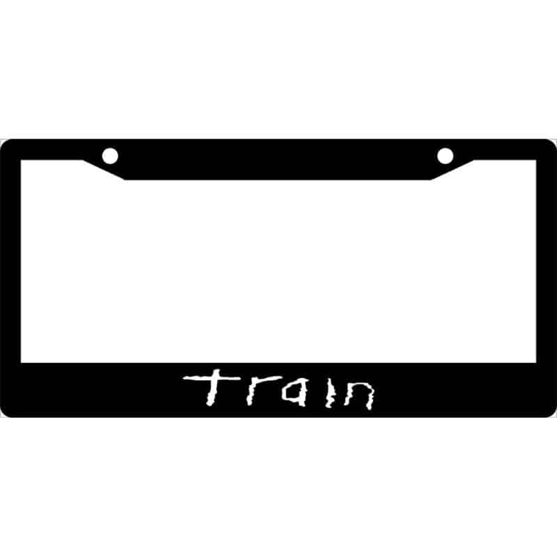 Train Band Logo License Plate Frame