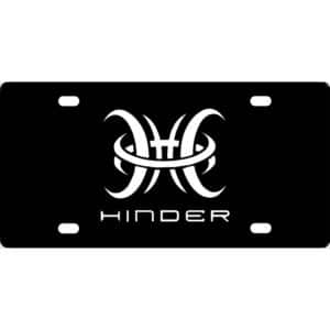 Hinder Band Logo License Plate