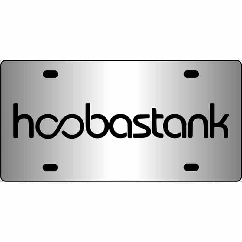 Hoobastank Band Logo Mirror License Plate