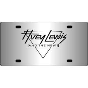 Huey Lewis and the News Mirror License Plate