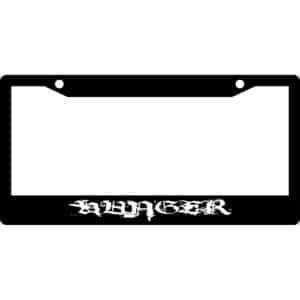 Hunger Band Logo License Plate Frame