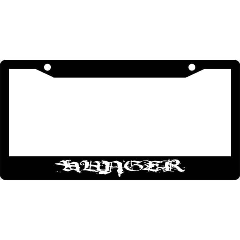 Hunger Band Logo License Plate Frame