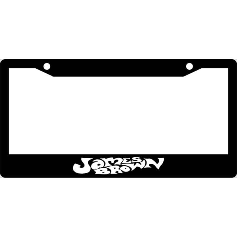 James Brown License Plate Frame