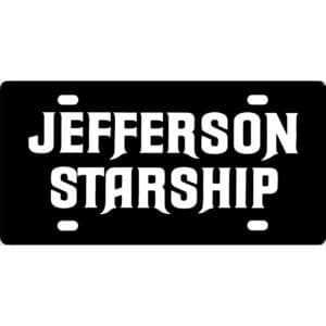 Jefferson Starship License Plate