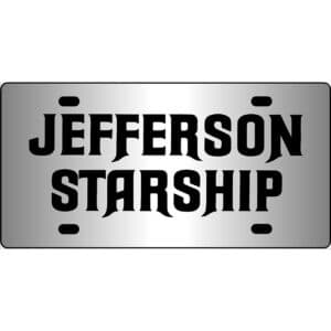 Jefferson Starship Mirror License Plate